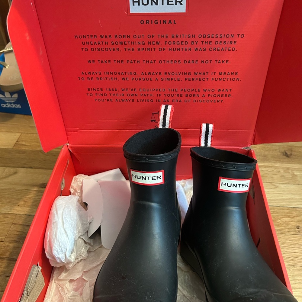 Hunter Black Rain Boots